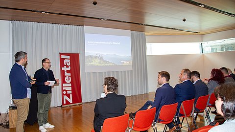 Delegation im Europahaus © Zillertal Tourismus